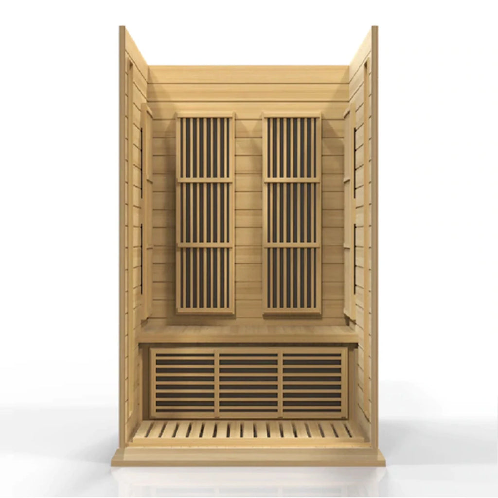 2-Person Low EMF (Under 8MG) FAR Infrared Sauna (Canadian Hemlock)