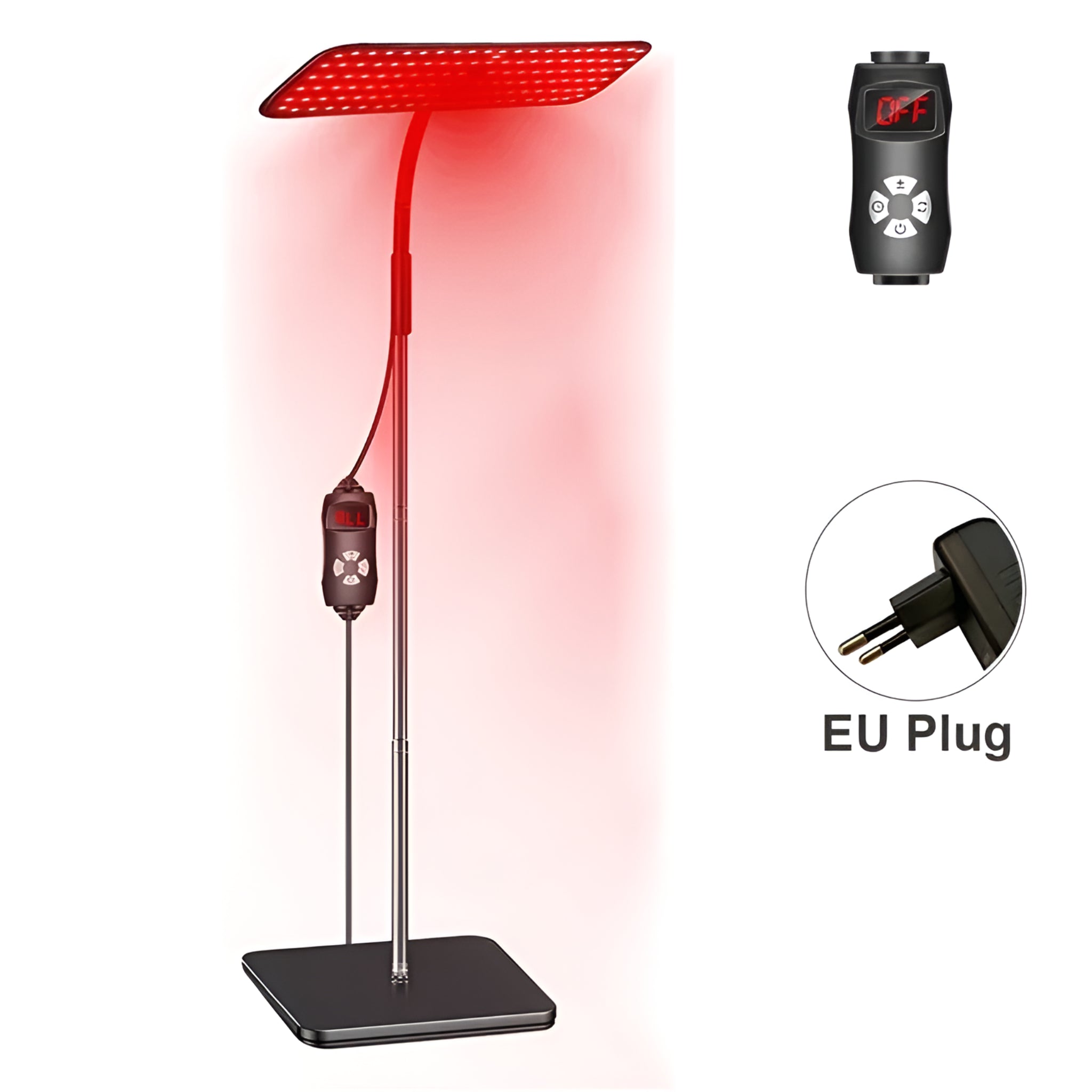 Red Light Therapy Panel Designed for Daily Wellness, 660nm 850nm LED, Adjustable Stand, 25W Power