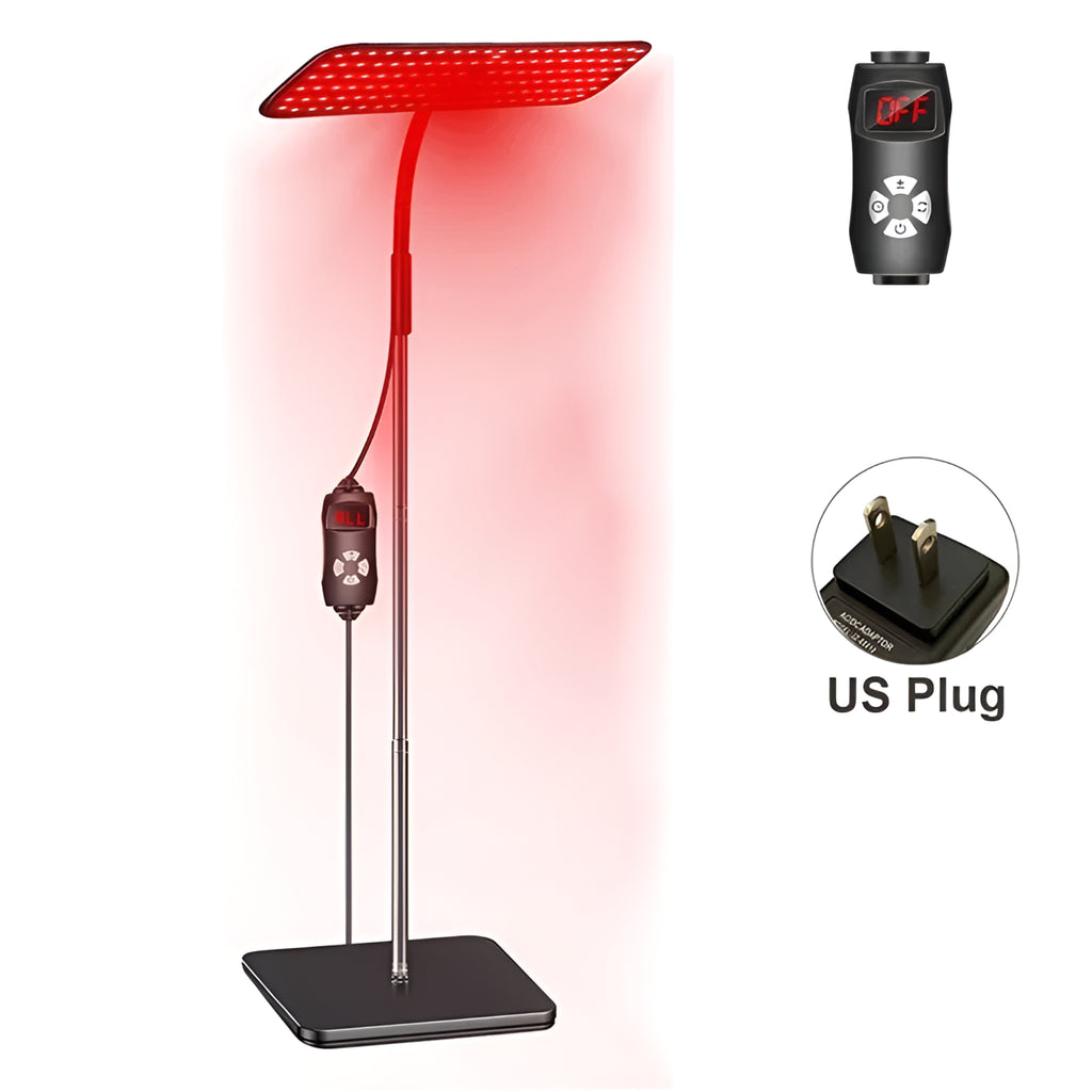Red Light Therapy Panel Designed for Daily Wellness, 660nm 850nm LED, Adjustable Stand, 25W Power