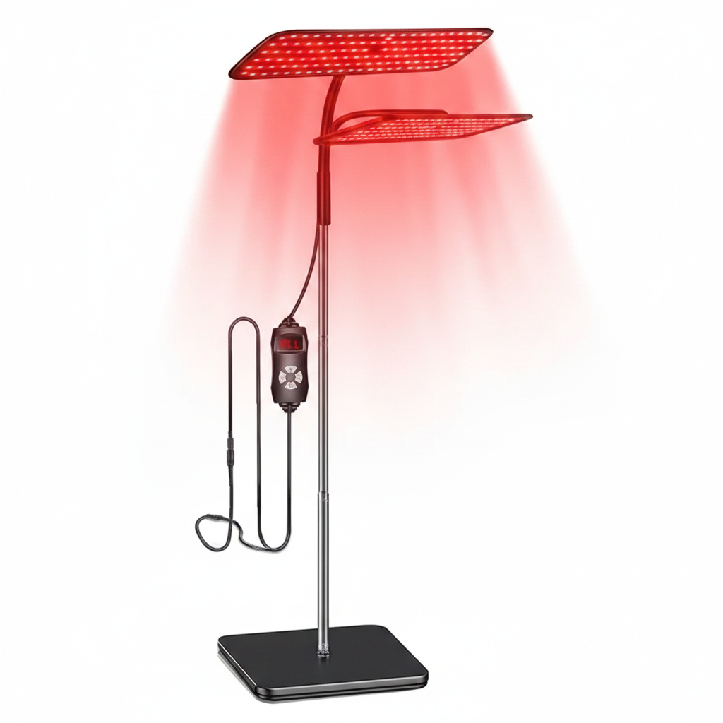 Red Light Therapy Panel Designed for Daily Wellness, 660nm 850nm LED, Adjustable Stand, 25W Power